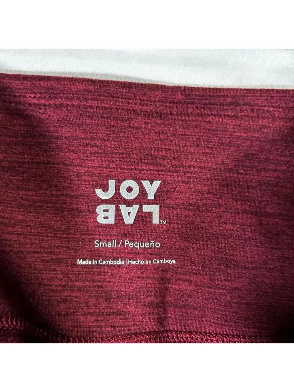 JoyLab Women's workout sports bra size XS and spandex shorts size S matching set